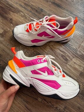 Women's Nike M2K Tekno Laser Fuchsia Sneakers Size 9